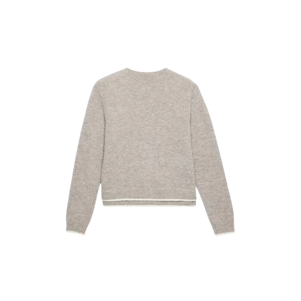 Mint Velvet Neutral Wool Blend Layered Cardigan